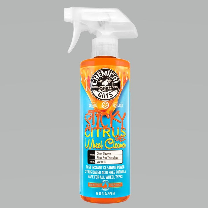Chemical Guys Sticky Citrus Wheel & Rim Cleaner Gel - 16oz - Bull Strap