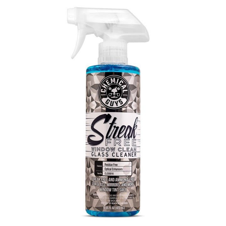 Chemical Guys Streak Free Window Clean Glass Cleaner - 16oz - Bull Strap