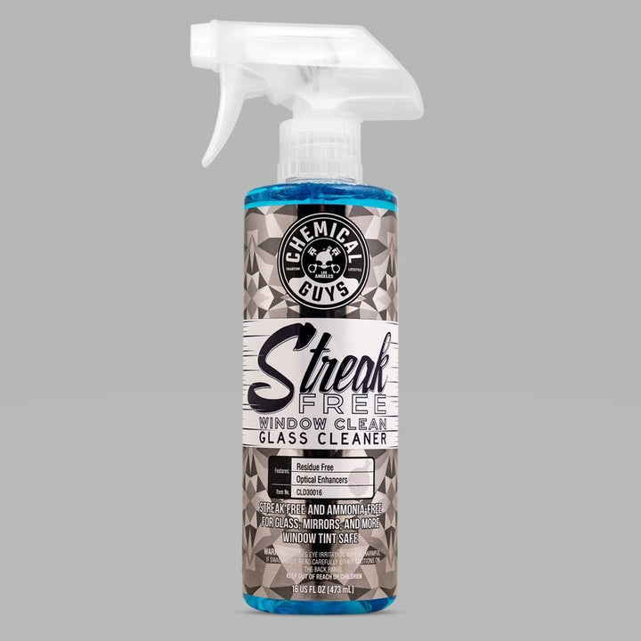 Chemical Guys Streak Free Window Clean Glass Cleaner - 16oz - Bull Strap