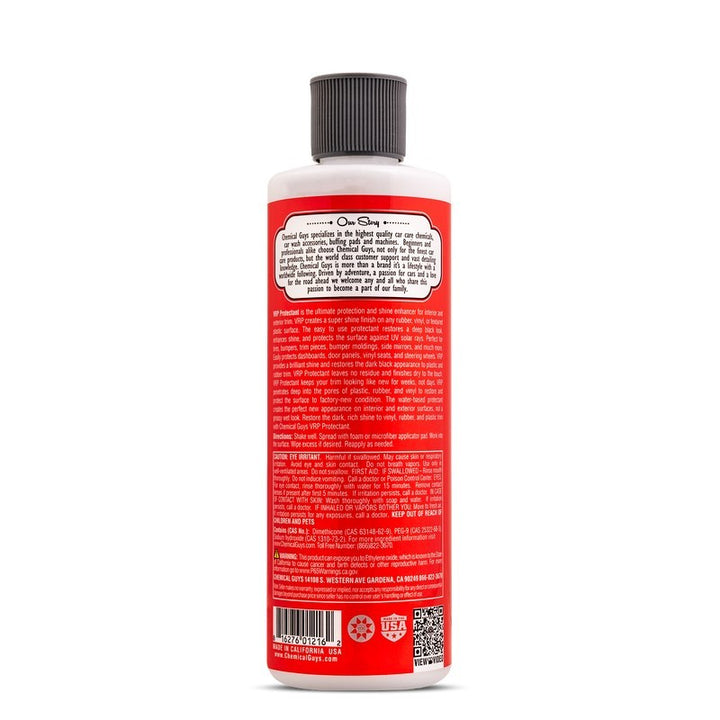 Chemical Guys VRP (Vinyl/Rubber/Plastic) Super Shine Dressing - 16oz - Bull Strap