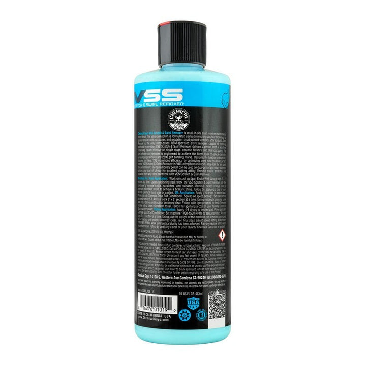 Chemical Guys VSS Scratch & Swirl Remover - 16oz - Bull Strap