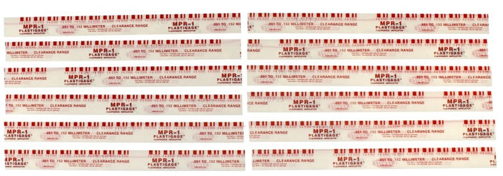Clevite Plastigage Red Plastigage - 12 Pack - Bull Strap