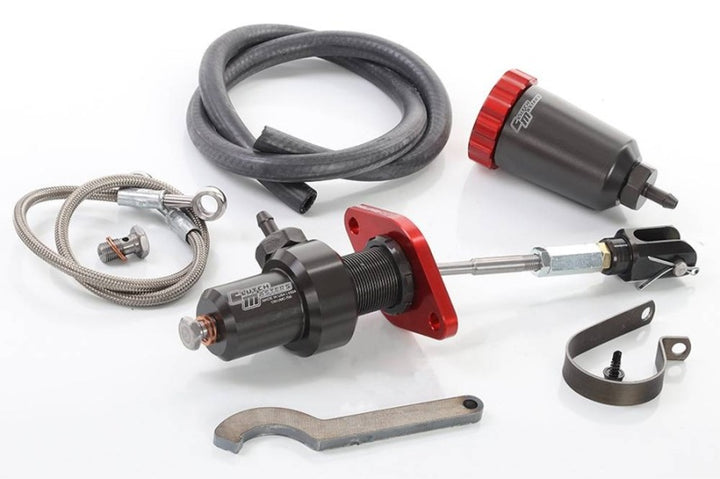 Clutch Masters 02-21 Subaru WRX/STi .75in Bore Master Cylinder Upgrade Kit - Red - Bull Strap