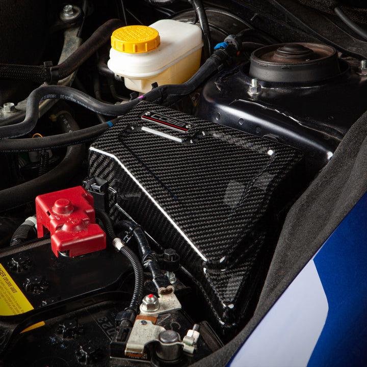 Cobb 08-21 Subaru WRX/STI (2018 Type RA / 2019 S20) Redline Fuse Cover - Gloss Finish - Bull Strap