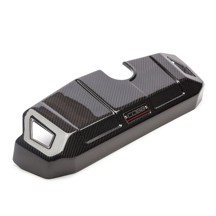 Cobb 17-20 Ford F-150 EcoBoost 3.5L/Raptor / 18-20 F-150 2.7L Redline Carbon Fiber Coolant Cover - Bull Strap