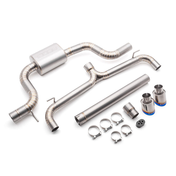 Cobb 2022 Volkswagen GTI (MK8) Titanium Cat-Back Exhaust System - Bull Strap