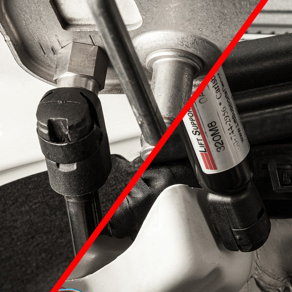 Cobb 22-23 Volkswagen Golf FTI MK8 Hood Strut Kit - Bull Strap