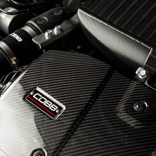 Cobb 22-24 Subaru WRX Redline Carbon Fiber Engine Cover - Bull Strap