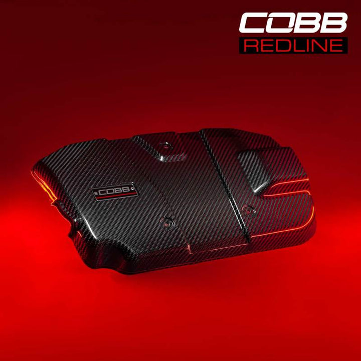 Cobb 22-24 Subaru WRX Redline Carbon Fiber Engine Cover - Bull Strap