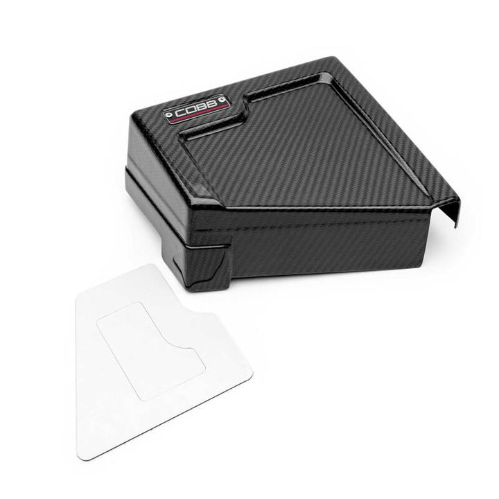 Cobb 22-24 Subaru WRX Redline Carbon Fiber Fuse Cover (Driver Side) - Bull Strap