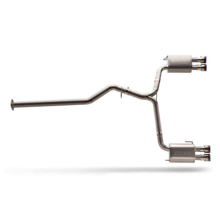 Cobb 22-24 Subaru WRX Titanium Catback Exhaust (Incl. Burnt Ti Tips) - Bull Strap