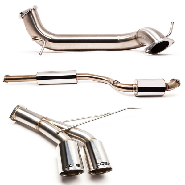 Cobb Ford Focus ST SS 3in Catback Exhaust - Bull Strap