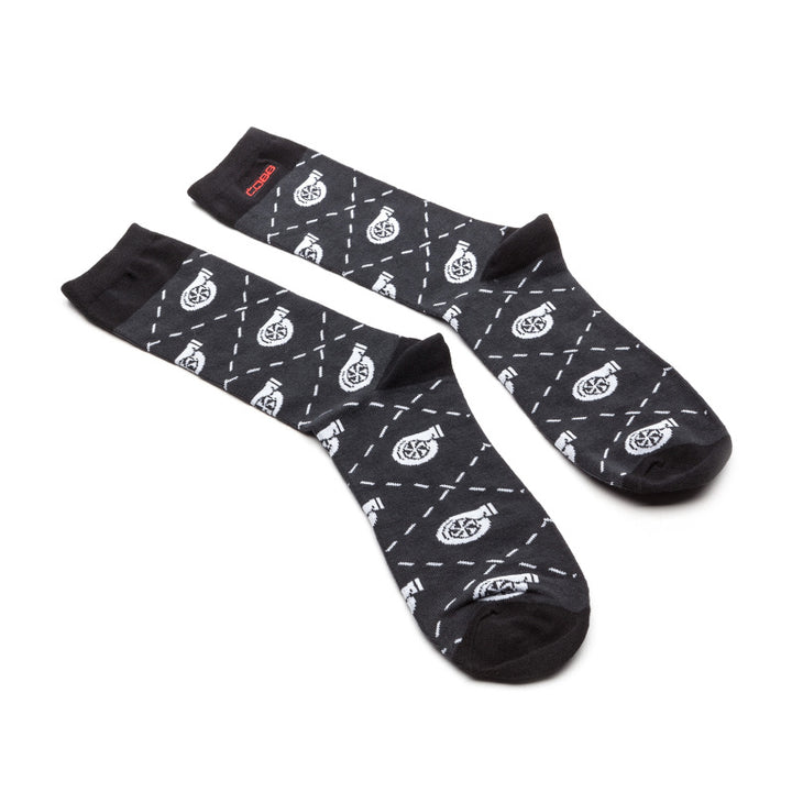 Cobb Tuning Crew Socks (Mens Standard Size US 9-13) - Bull Strap