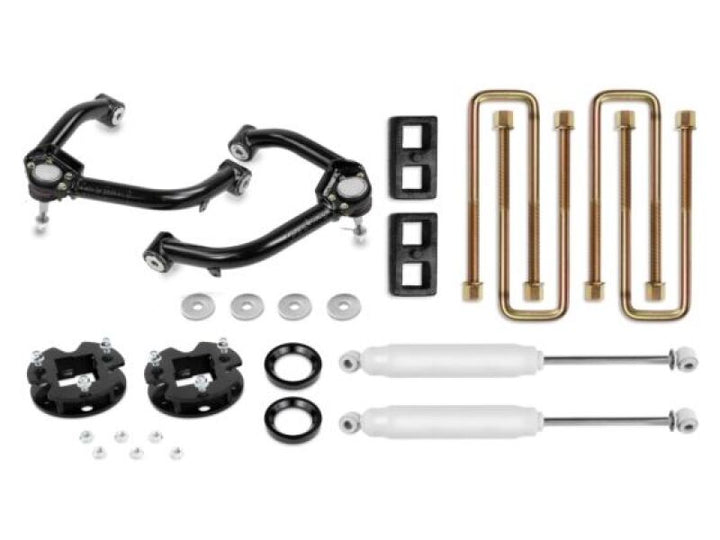 Cognito 19-24 Chevy/GMC Silverado/Sierra 1500 2WD/4WD 3in Standard Leveling Lift Kit - Bull Strap