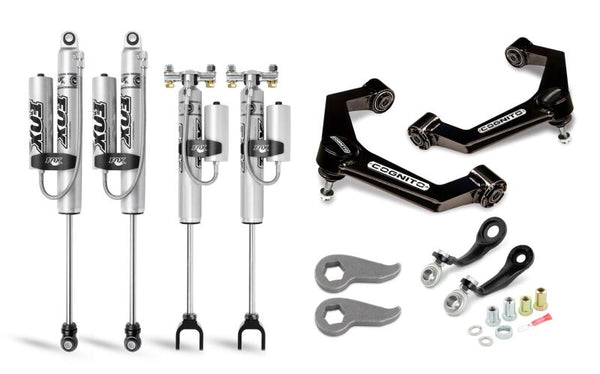 Cognito 20-24 Chevy/GMC Silv/Sierra 2500/3500 HD 2WD/4WD 3in Premier Leveling Kit w/ Fox PSRR 2.0 - Bull Strap