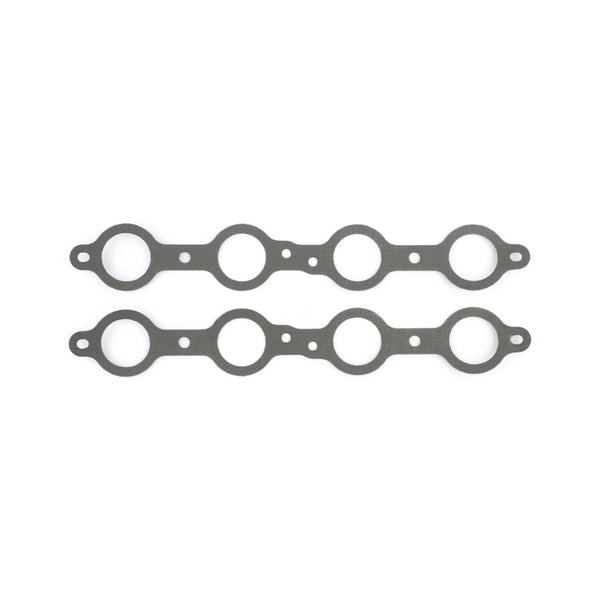 Cometic GM Gen-3/4 Small Block V8 1.820in Port .060in HTS Exhaust Manifold Set - Bull Strap