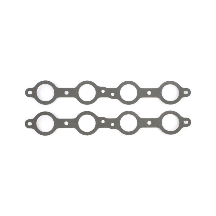 Cometic GM Gen-3/4 Small Block V8 1.820in Port .060in HTS Exhaust Manifold Set - Bull Strap