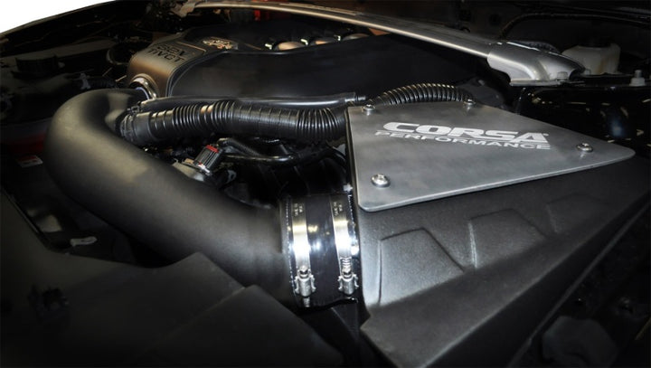 Corsa 11-14 Ford Mustang GT 5.0L V8 Air Intake - Bull Strap