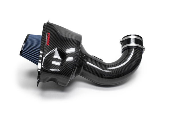 Corsa 14-19 Chevrolet Corvette C7 6.2L V8 Carbon Fiber Intake w/ MaxFlow Oil Filter Not Fit Z06/ZR1 - Bull Strap