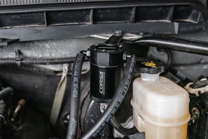 Corsa 14-19 GM Silverado/Sierra (15-20) Tahoe/Yukon/Suburban/Yukon XL/Escalade (5.3L V8) Catch Can - Bull Strap