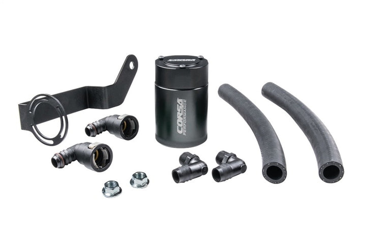 Corsa 15-23 Dodge Hellcat Challenger/Charger (6.2L) & 18-24 Trackhawk/Durango Catch Can - Bull Strap