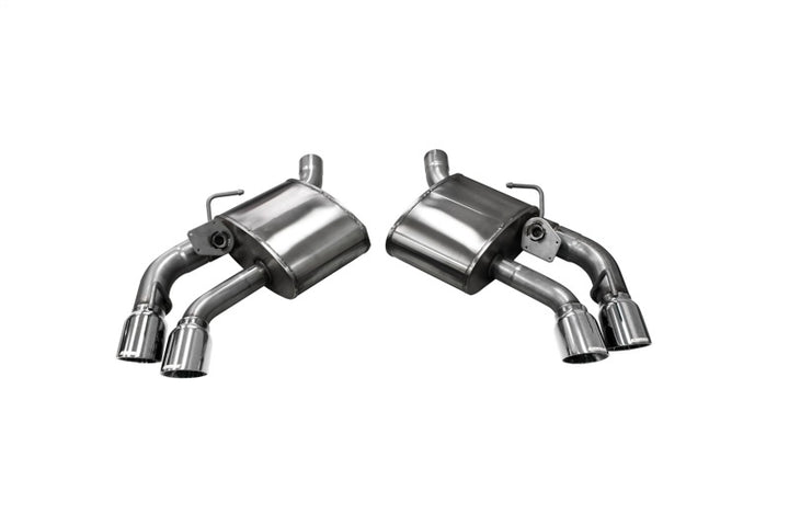 Corsa 16-24 Chevrolet Camaro SS/ZL1 6.2L V8 Polished Xtreme Axle-Back Exhaust (w/ Factory NPP Valve) - Bull Strap