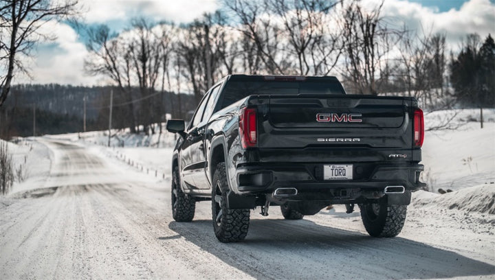 Corsa 19-23 Chevy Silverado/GMC Sierra 6.2L Crew Cab Short Bed 147.5 Cat-Back Dual Rear Exit No Tips - Bull Strap