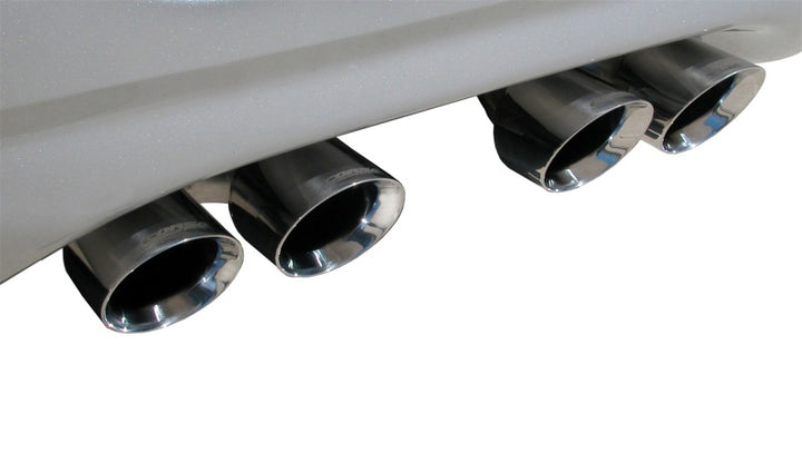 Corsa 1997-2004 Chevrolet Corvette C5 Z06 5.7L V8 Polished Sport Axle-Back Exhaust - Bull Strap