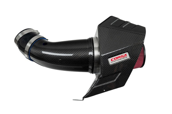 Corsa 20-25 Dodge Durango SRT Hellcat Carbon Fiber Air Intake w/ DryTech 3D No Oil Filter - Bull Strap