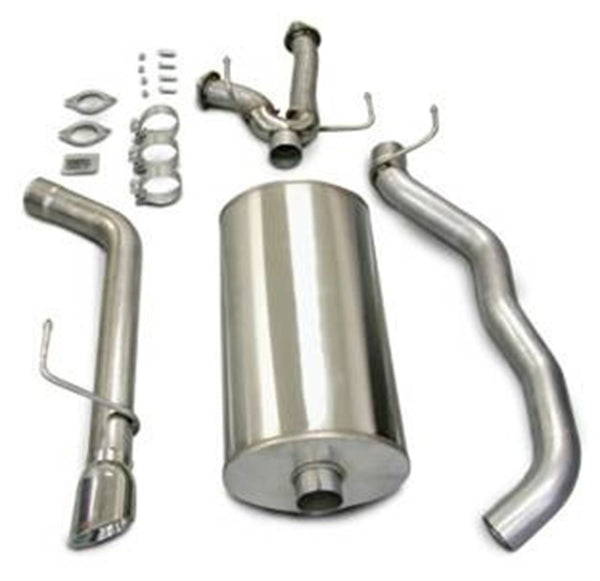 Corsa 2008-2017 Toyota Sequoia 5.7L V8 Polished Touring Cat-Back Exhaust - Bull Strap