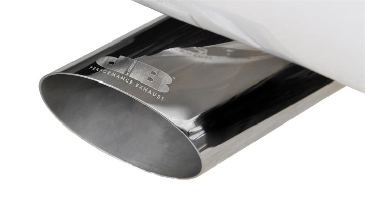 Corsa 2010-2013 Chevrolet Silverado Ext. Cab/Std. Bed 1500 4.8L V8 Polished Sport Cat-Back Exhaust - Bull Strap