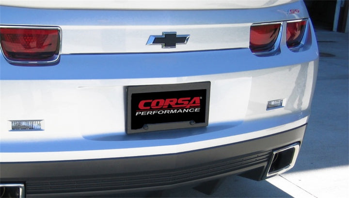 Corsa 2011-2013 Chevrolet Camaro SS 6.2L V8 Manual Xtreme 3in Cat-Back (No Tips Uses Factory Bezels) - Bull Strap