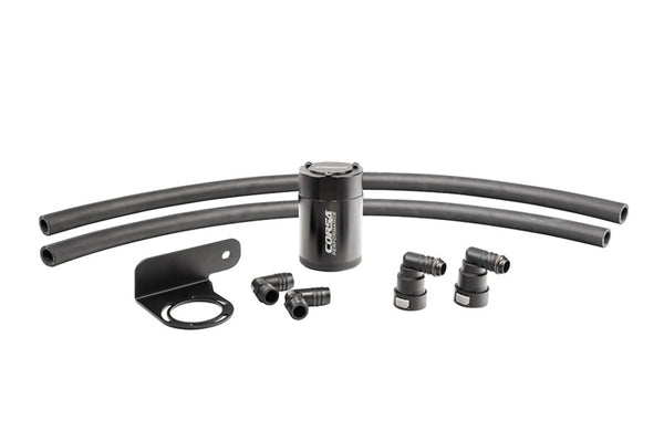 Corsa 2011-2025 Ford F-150 3.5L Turbo (Auto) Corsa Aluminum Oil Catch Can w/Mounting Bracket - Bull Strap