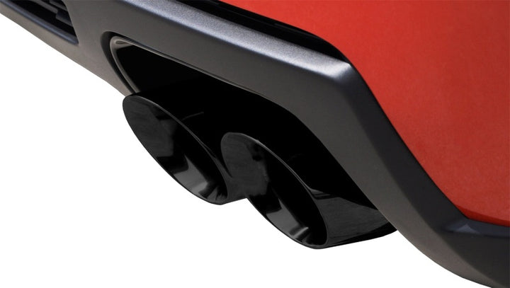Corsa 2012-2015 Chevrolet Camaro Coupe ZL1 6.2L V8 Black Sport Cat-Back + XO Exhaust - Bull Strap