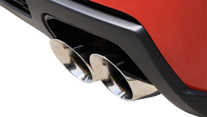 Corsa 2012-2015 Chevrolet Camaro Coupe ZL1 6.2L V8 Polished Sport Cat-Back + XO Exhaust - Bull Strap