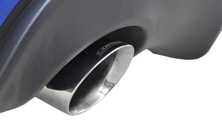 Corsa 2012-2025 Scion FRS / Subaru BRZ Polished Sport Cat-Back Exhaust - Bull Strap