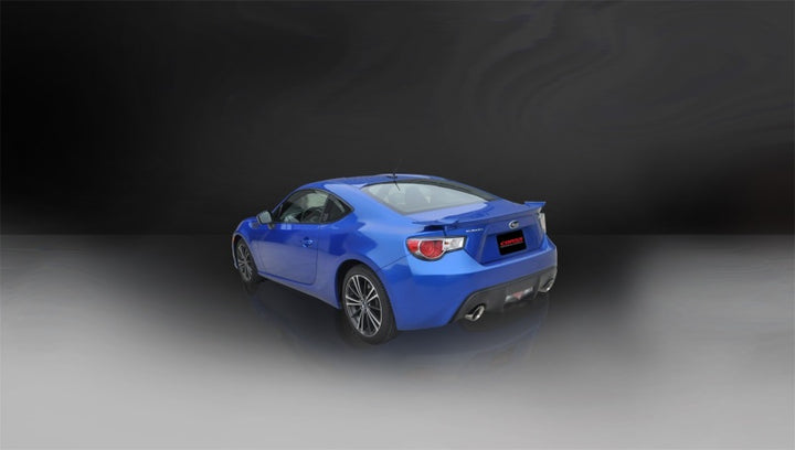 Corsa 2012-2025 Scion FRS / Subaru BRZ Polished Sport Cat-Back Exhaust - Bull Strap