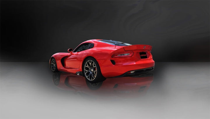 Corsa 2013-2017 Dodge Viper GTS 8.4L V10 Manual Xtreme Cat-Back Exhaust - Bull Strap