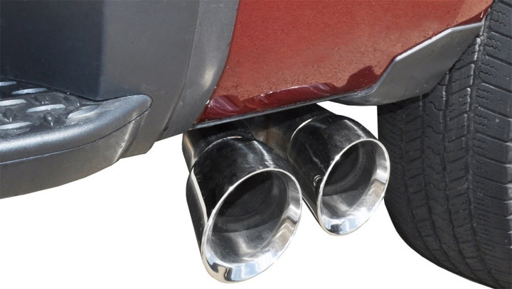 Corsa 2014-19 Sierra/Silvrd 1500 Crew/Dbl / Short/Std. Bed 6.2L V8 Polished Sport Single SideCB Ext - Bull Strap