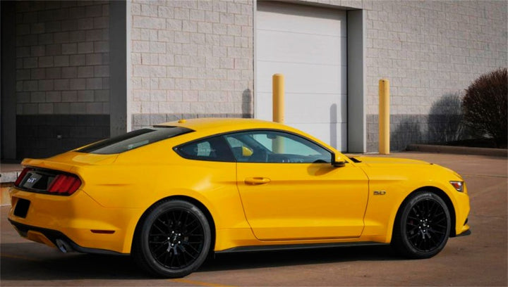 Corsa 2015-2017 Ford Mustang GT 5.0 3in Axle Back Exhaust Polish Dual 4.5in Tip Sport - Bull Strap