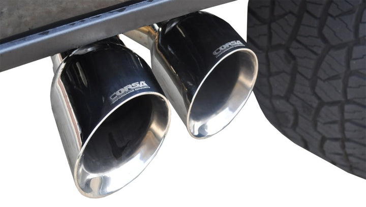 Corsa 2015-2020 Ford F-150 5.0L V8 156.8in Wheelbase 3in Resonator Delete Kit - Bull Strap