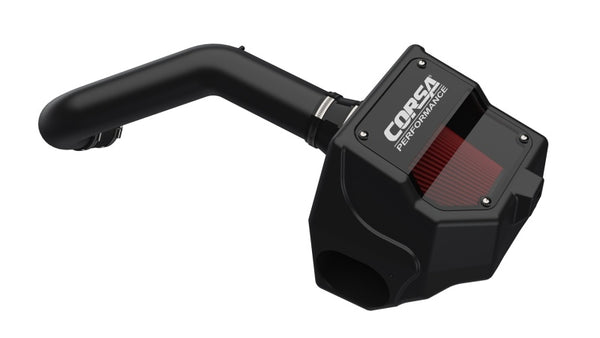 Corsa 2015-2020 Ford F-150 5.0L V8 Cold Air intake with DryTech Air filter - Bull Strap