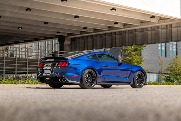 Corsa 2015-2020 Ford Mustang GT350/R 5.2L V8 Dual Rear Cat-Back- Stainless Dual Rear Exit - Bull Strap