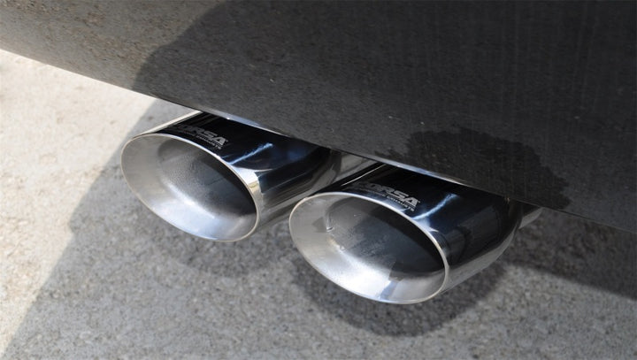 Corsa 2015-2020 GMC Yukon XL 1500 5.3L V8 3in Cat-Back Single Side Exit Twin 4in Polished Tips - Bull Strap