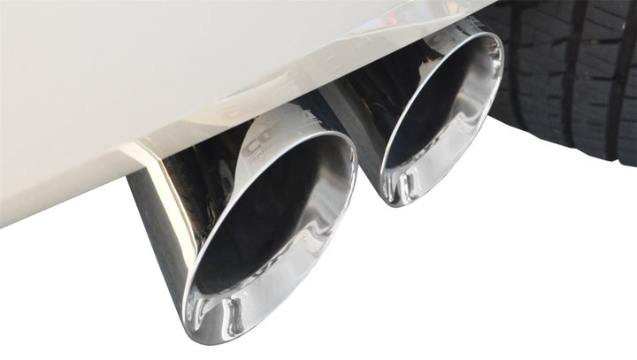Corsa 2015-2020 Chevy Tahoe/GMC Yukon Cat-Back Exhaust Sport 3in Single Side Twin Polished 4in Tips - Bull Strap