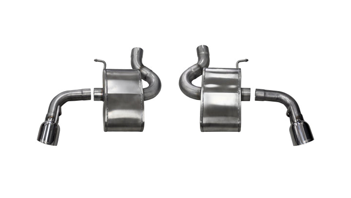 Corsa 2016-2024 Chevrolet Camaro SS 6.2L V8 2.75in Polished Xtreme Axle-Back Exhaust Dual Rear Exit - Bull Strap