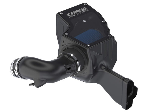 Corsa 2018-2023 Ford Mustang GT 5.0L V8 Cold Air intake w/ MaxFlow 5 Oiled Filter - Bull Strap