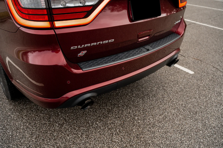 Corsa 2018-2025 Dodge Durango SRT 392 Cat-Back 2.75in Dual Rear Exit Xtreme 4.5in Black PVD Tips - Bull Strap