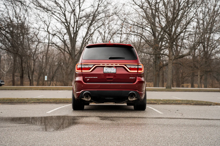 Corsa 2018-2025 Dodge Durango SRT 392 Cat-Back 2.75in Dual Rear Exit Xtreme 4.5in Black PVD Tips - Bull Strap