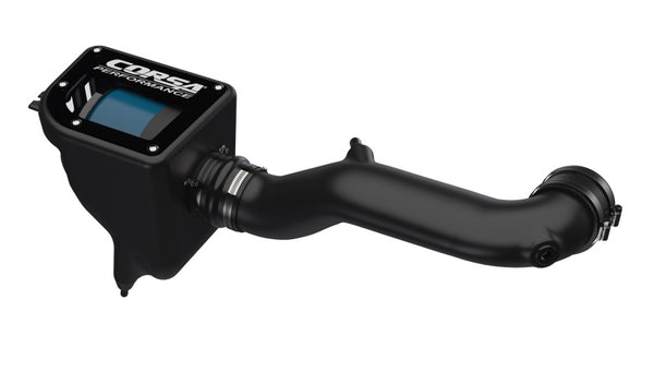 Corsa 2018-2025 Jeep Wrangler JL 3.6L V6 Cold Air Intake with Powercore Filter - Bull Strap